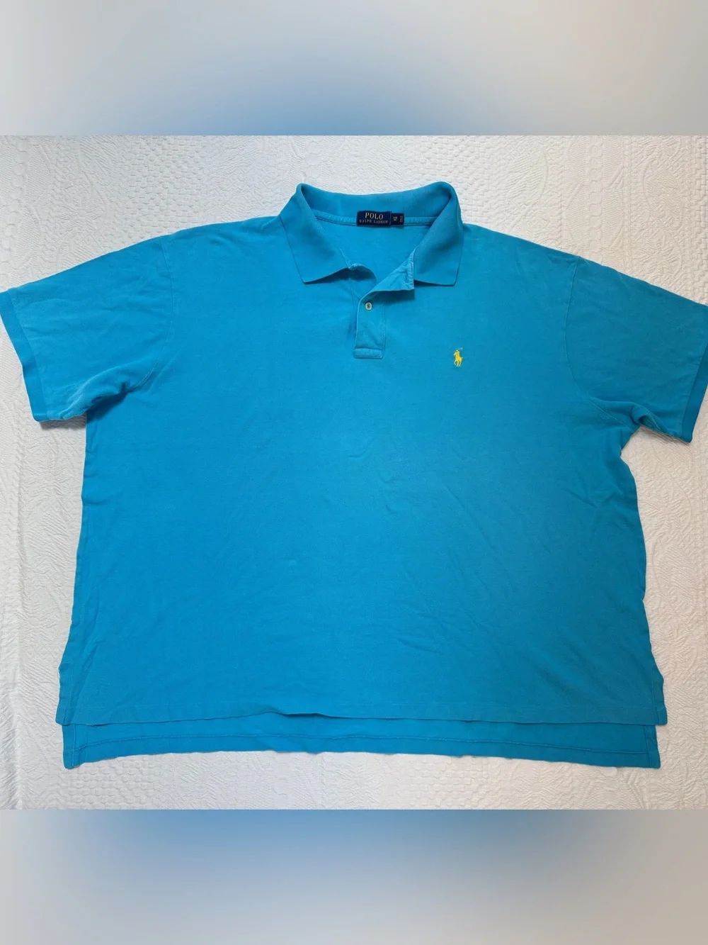 Ralph Lauren Polo Shirt Blue Men’s Size 3XB Big Short Sleeve